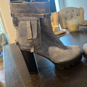 Stylish Denim Ankle Boots